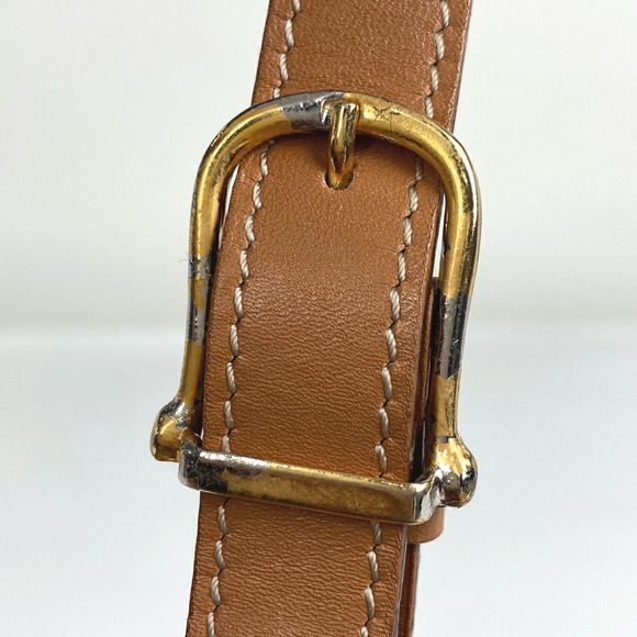 Celine Macadam Pattern Drawstring Canvas Shoulder Bag Brown - Picture 5 of 8